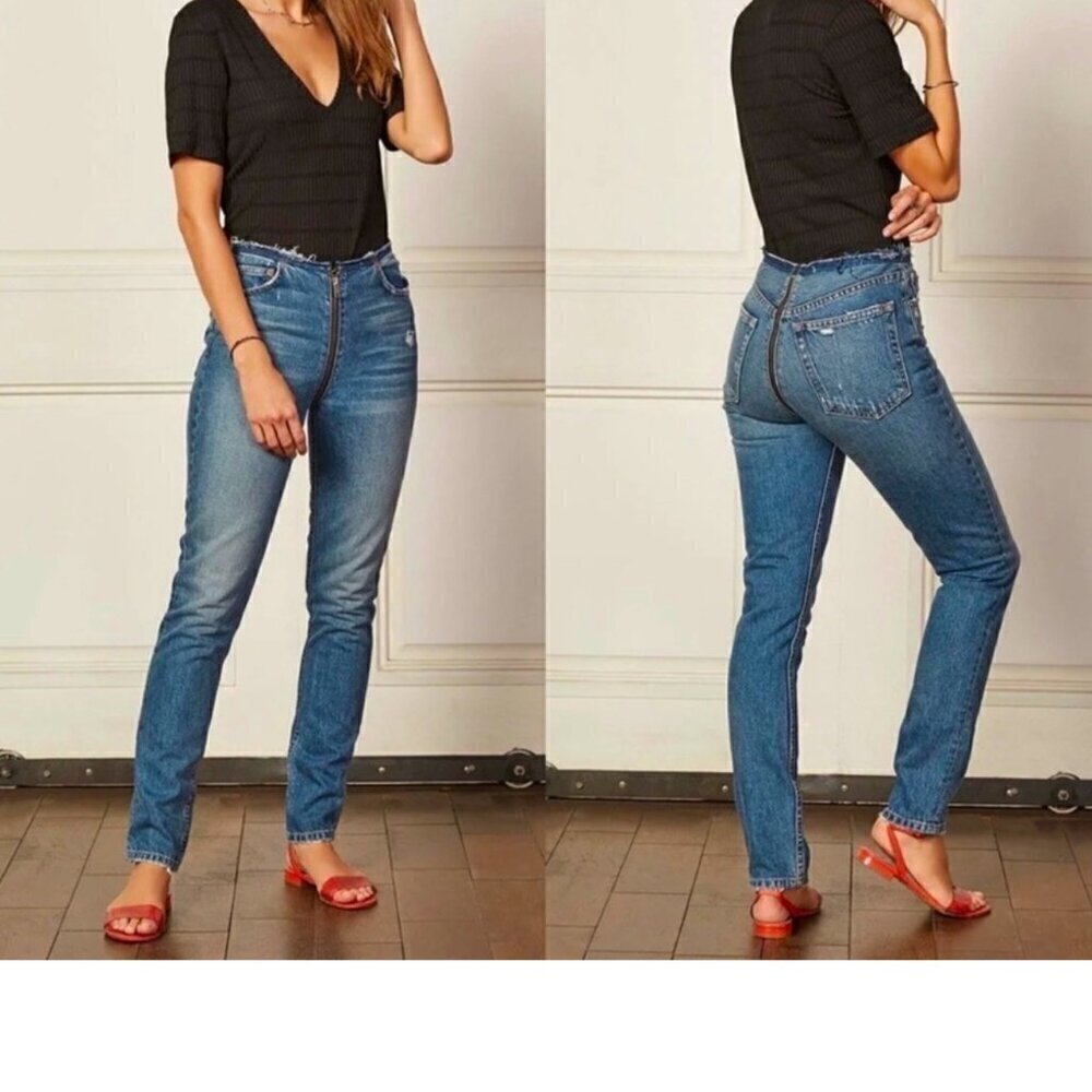 Boyish COLBY Womens Denim Zipper Fly Sz 27 in Lady Burlesque Rigid Skinny
